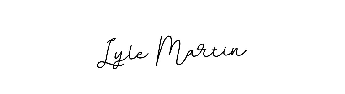 Lyle Martin stylish signature style. Best Handwritten Sign (BallpointsItalic-DORy9) for my name. Handwritten Signature Collection Ideas for my name Lyle Martin. Lyle Martin signature style 11 images and pictures png