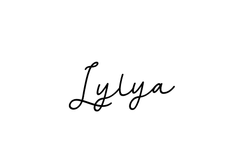 Lylya stylish signature style. Best Handwritten Sign (BallpointsItalic-DORy9) for my name. Handwritten Signature Collection Ideas for my name Lylya. Lylya signature style 11 images and pictures png