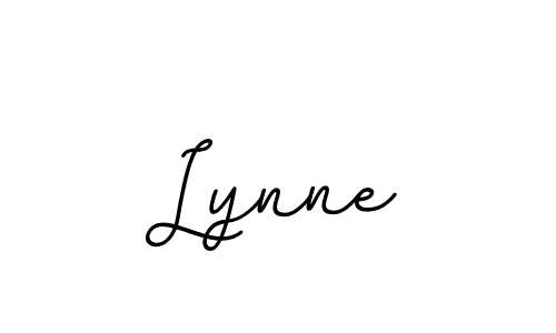 Use a signature maker to create a handwritten signature online. With this signature software, you can design (BallpointsItalic-DORy9) your own signature for name Lynne. Lynne signature style 11 images and pictures png