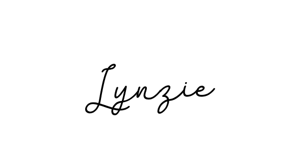 How to make Lynzie name signature. Use BallpointsItalic-DORy9 style for creating short signs online. This is the latest handwritten sign. Lynzie signature style 11 images and pictures png