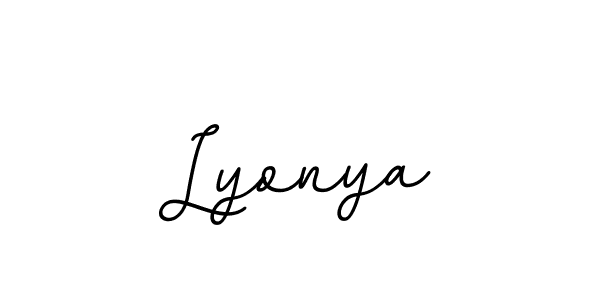 Also we have Lyonya name is the best signature style. Create professional handwritten signature collection using BallpointsItalic-DORy9 autograph style. Lyonya signature style 11 images and pictures png