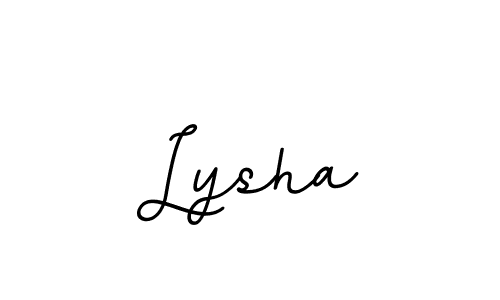 Lysha stylish signature style. Best Handwritten Sign (BallpointsItalic-DORy9) for my name. Handwritten Signature Collection Ideas for my name Lysha. Lysha signature style 11 images and pictures png