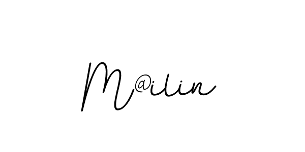 Also we have M@ilin name is the best signature style. Create professional handwritten signature collection using BallpointsItalic-DORy9 autograph style. M@ilin signature style 11 images and pictures png