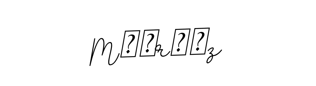 Make a beautiful signature design for name Mєєrααz. With this signature (BallpointsItalic-DORy9) style, you can create a handwritten signature for free. Mєєrααz signature style 11 images and pictures png