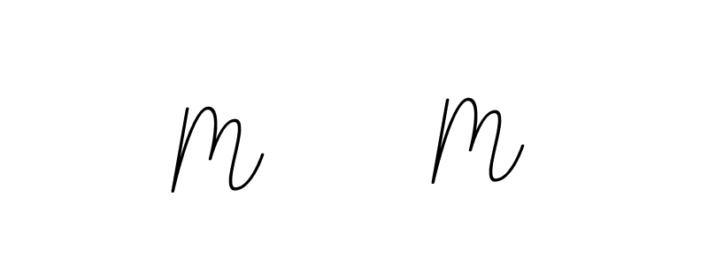 Design your own signature with our free online signature maker. With this signature software, you can create a handwritten (BallpointsItalic-DORy9) signature for name M      M. M      M signature style 11 images and pictures png