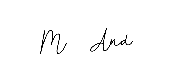 How to make M   And name signature. Use BallpointsItalic-DORy9 style for creating short signs online. This is the latest handwritten sign. M   And signature style 11 images and pictures png