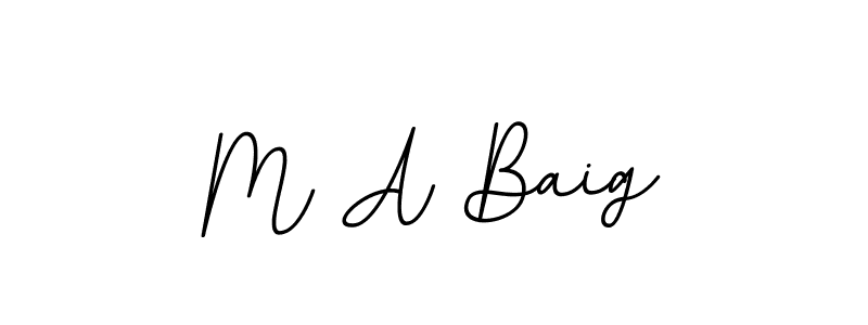 This is the best signature style for the M A Baig name. Also you like these signature font (BallpointsItalic-DORy9). Mix name signature. M A Baig signature style 11 images and pictures png