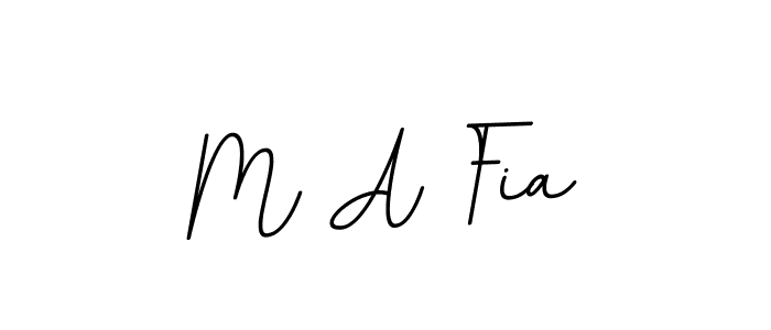 Make a beautiful signature design for name M A Fia. With this signature (BallpointsItalic-DORy9) style, you can create a handwritten signature for free. M A Fia signature style 11 images and pictures png