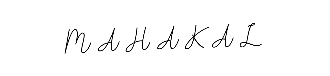 How to make M A H A K A L signature? BallpointsItalic-DORy9 is a professional autograph style. Create handwritten signature for M A H A K A L name. M A H A K A L signature style 11 images and pictures png