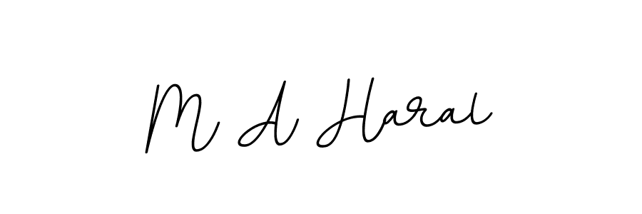 You can use this online signature creator to create a handwritten signature for the name M A Haral. This is the best online autograph maker. M A Haral signature style 11 images and pictures png