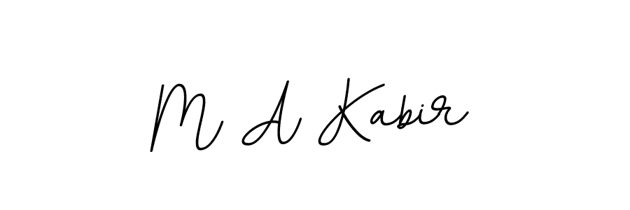 You should practise on your own different ways (BallpointsItalic-DORy9) to write your name (M A Kabir) in signature. don't let someone else do it for you. M A Kabir signature style 11 images and pictures png
