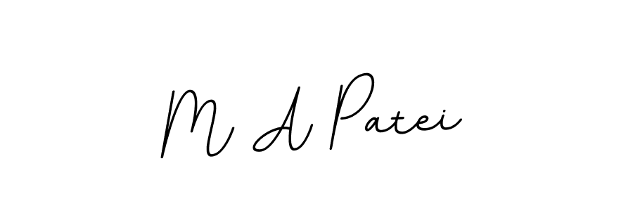 Also we have M A Patei name is the best signature style. Create professional handwritten signature collection using BallpointsItalic-DORy9 autograph style. M A Patei signature style 11 images and pictures png