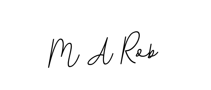 How to make M A Rob signature? BallpointsItalic-DORy9 is a professional autograph style. Create handwritten signature for M A Rob name. M A Rob signature style 11 images and pictures png