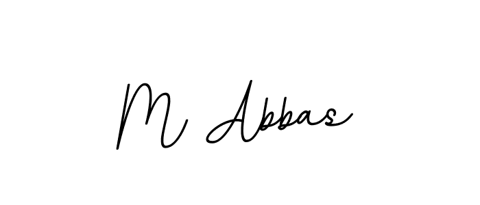 M Abbas stylish signature style. Best Handwritten Sign (BallpointsItalic-DORy9) for my name. Handwritten Signature Collection Ideas for my name M Abbas. M Abbas signature style 11 images and pictures png