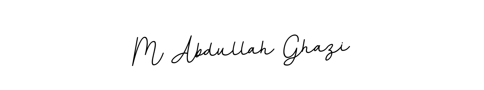 This is the best signature style for the M Abdullah Ghazi name. Also you like these signature font (BallpointsItalic-DORy9). Mix name signature. M Abdullah Ghazi signature style 11 images and pictures png