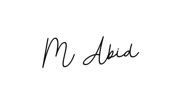 You should practise on your own different ways (BallpointsItalic-DORy9) to write your name (M Abid) in signature. don't let someone else do it for you. M Abid signature style 11 images and pictures png