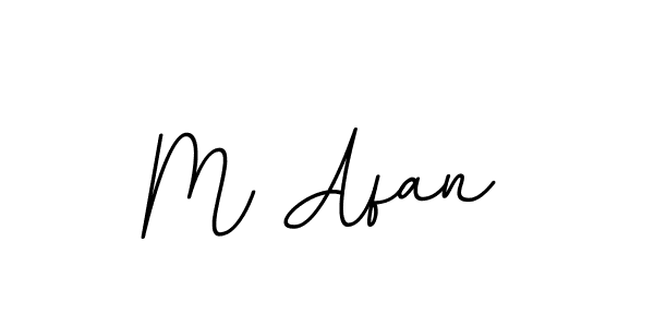 Design your own signature with our free online signature maker. With this signature software, you can create a handwritten (BallpointsItalic-DORy9) signature for name M Afan. M Afan signature style 11 images and pictures png