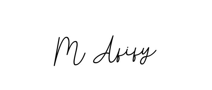 M Afify stylish signature style. Best Handwritten Sign (BallpointsItalic-DORy9) for my name. Handwritten Signature Collection Ideas for my name M Afify. M Afify signature style 11 images and pictures png