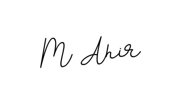 if you are searching for the best signature style for your name M Ahir. so please give up your signature search. here we have designed multiple signature styles  using BallpointsItalic-DORy9. M Ahir signature style 11 images and pictures png