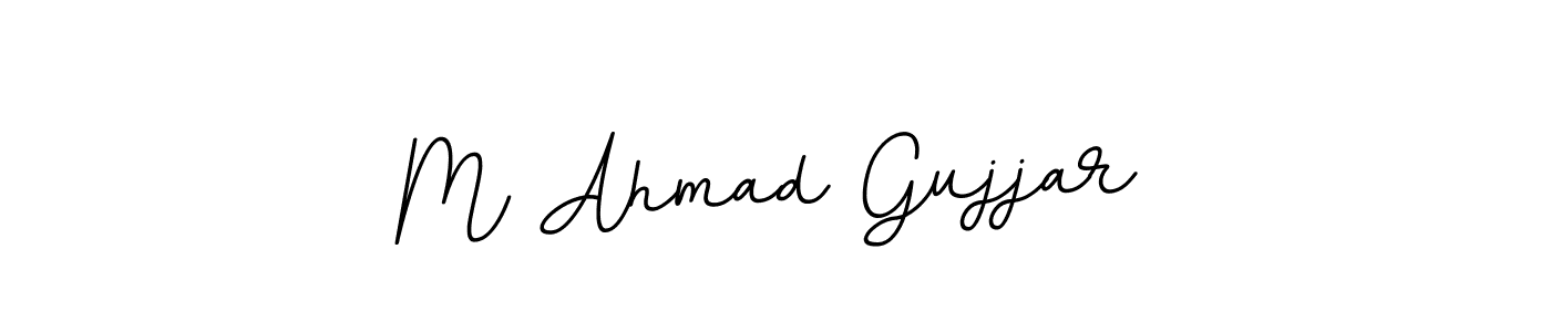 How to Draw M Ahmad Gujjar signature style? BallpointsItalic-DORy9 is a latest design signature styles for name M Ahmad Gujjar. M Ahmad Gujjar signature style 11 images and pictures png