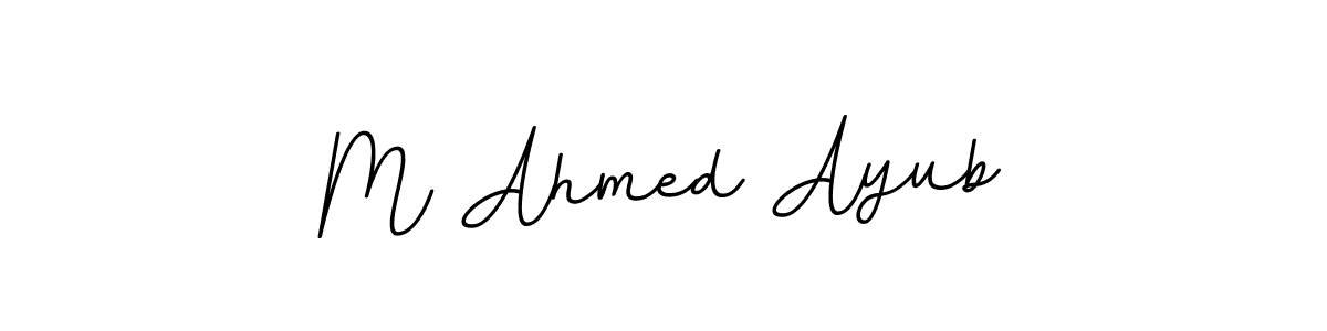 if you are searching for the best signature style for your name M Ahmed Ayub. so please give up your signature search. here we have designed multiple signature styles  using BallpointsItalic-DORy9. M Ahmed Ayub signature style 11 images and pictures png