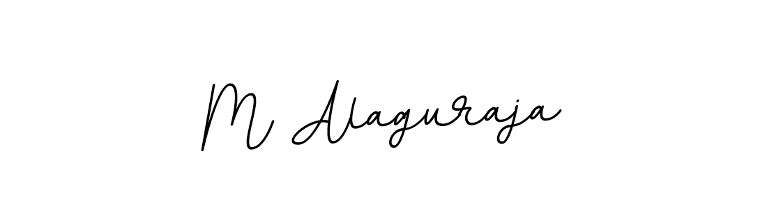 BallpointsItalic-DORy9 is a professional signature style that is perfect for those who want to add a touch of class to their signature. It is also a great choice for those who want to make their signature more unique. Get M Alaguraja name to fancy signature for free. M Alaguraja signature style 11 images and pictures png