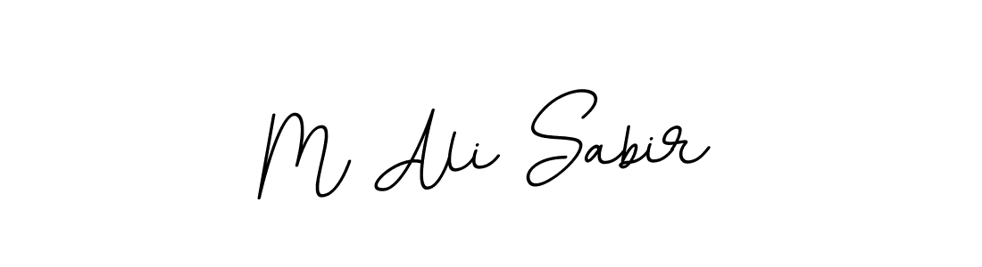 You should practise on your own different ways (BallpointsItalic-DORy9) to write your name (M Ali Sabir) in signature. don't let someone else do it for you. M Ali Sabir signature style 11 images and pictures png