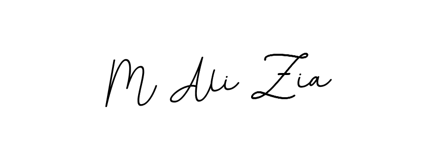 M Ali Zia stylish signature style. Best Handwritten Sign (BallpointsItalic-DORy9) for my name. Handwritten Signature Collection Ideas for my name M Ali Zia. M Ali Zia signature style 11 images and pictures png