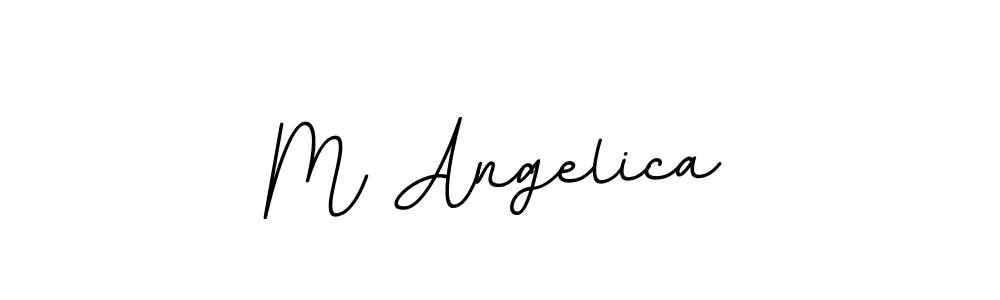 Make a beautiful signature design for name M Angelica. Use this online signature maker to create a handwritten signature for free. M Angelica signature style 11 images and pictures png
