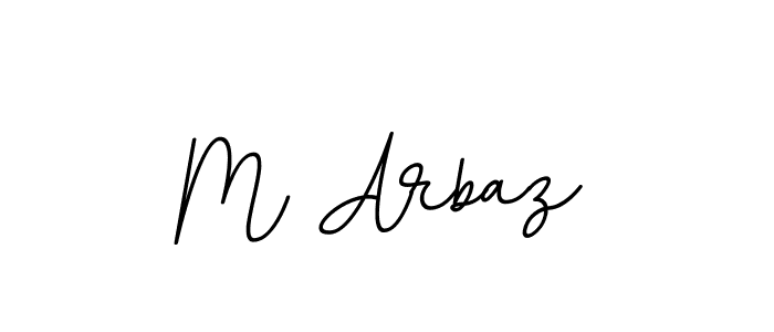 M Arbaz stylish signature style. Best Handwritten Sign (BallpointsItalic-DORy9) for my name. Handwritten Signature Collection Ideas for my name M Arbaz. M Arbaz signature style 11 images and pictures png