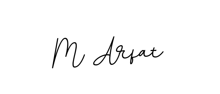 How to make M Arfat signature? BallpointsItalic-DORy9 is a professional autograph style. Create handwritten signature for M Arfat name. M Arfat signature style 11 images and pictures png