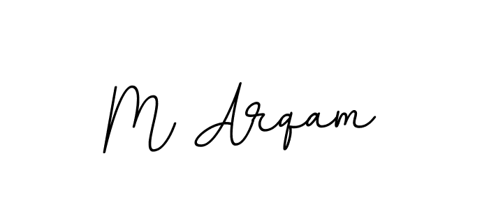 It looks lik you need a new signature style for name M Arqam. Design unique handwritten (BallpointsItalic-DORy9) signature with our free signature maker in just a few clicks. M Arqam signature style 11 images and pictures png