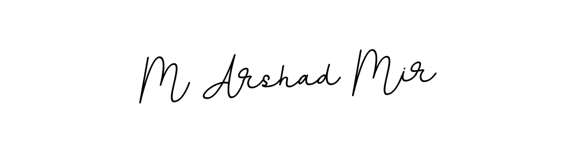 This is the best signature style for the M Arshad Mir name. Also you like these signature font (BallpointsItalic-DORy9). Mix name signature. M Arshad Mir signature style 11 images and pictures png