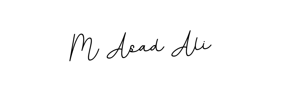 Make a beautiful signature design for name M Asad Ali. With this signature (BallpointsItalic-DORy9) style, you can create a handwritten signature for free. M Asad Ali signature style 11 images and pictures png