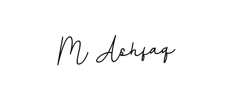 You should practise on your own different ways (BallpointsItalic-DORy9) to write your name (M Ashfaq) in signature. don't let someone else do it for you. M Ashfaq signature style 11 images and pictures png