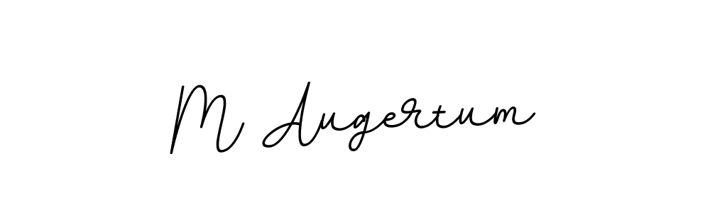 How to make M Augertum name signature. Use BallpointsItalic-DORy9 style for creating short signs online. This is the latest handwritten sign. M Augertum signature style 11 images and pictures png
