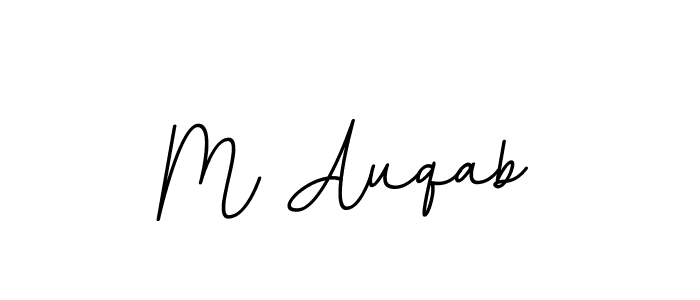 BallpointsItalic-DORy9 is a professional signature style that is perfect for those who want to add a touch of class to their signature. It is also a great choice for those who want to make their signature more unique. Get M Auqab name to fancy signature for free. M Auqab signature style 11 images and pictures png