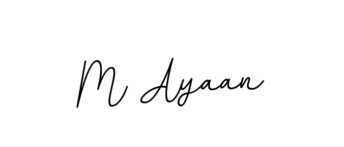 You can use this online signature creator to create a handwritten signature for the name M Ayaan. This is the best online autograph maker. M Ayaan signature style 11 images and pictures png