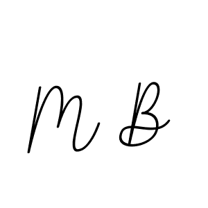 M B stylish signature style. Best Handwritten Sign (BallpointsItalic-DORy9) for my name. Handwritten Signature Collection Ideas for my name M B. M B signature style 11 images and pictures png