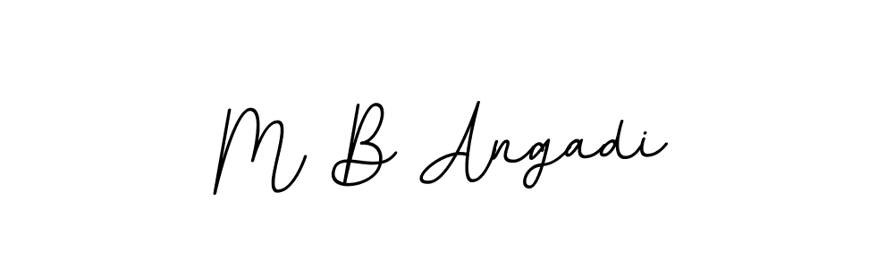 Here are the top 10 professional signature styles for the name M B Angadi. These are the best autograph styles you can use for your name. M B Angadi signature style 11 images and pictures png