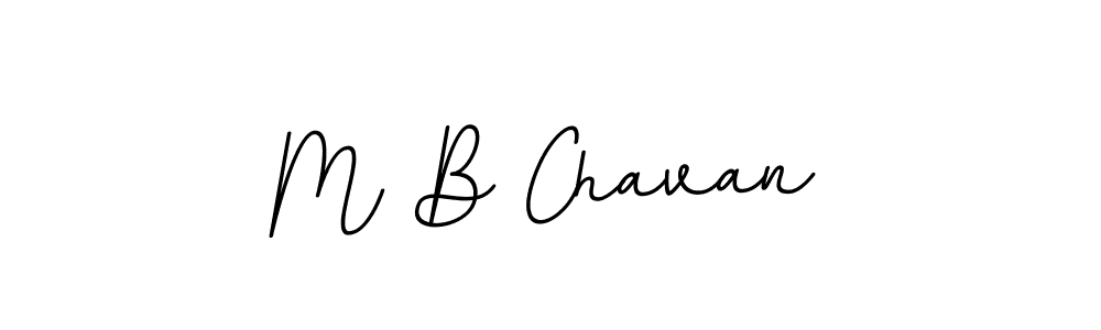 M B Chavan stylish signature style. Best Handwritten Sign (BallpointsItalic-DORy9) for my name. Handwritten Signature Collection Ideas for my name M B Chavan. M B Chavan signature style 11 images and pictures png