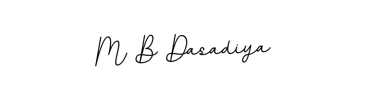 if you are searching for the best signature style for your name M B Dasadiya. so please give up your signature search. here we have designed multiple signature styles  using BallpointsItalic-DORy9. M B Dasadiya signature style 11 images and pictures png