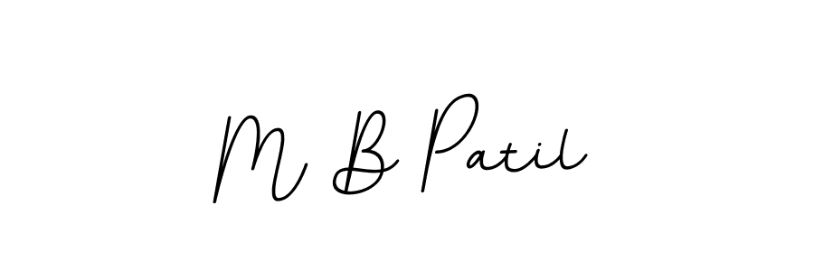 Make a beautiful signature design for name M B Patil. Use this online signature maker to create a handwritten signature for free. M B Patil signature style 11 images and pictures png