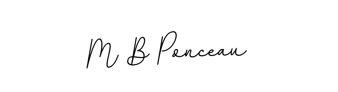 Make a beautiful signature design for name M B Ponceau. Use this online signature maker to create a handwritten signature for free. M B Ponceau signature style 11 images and pictures png