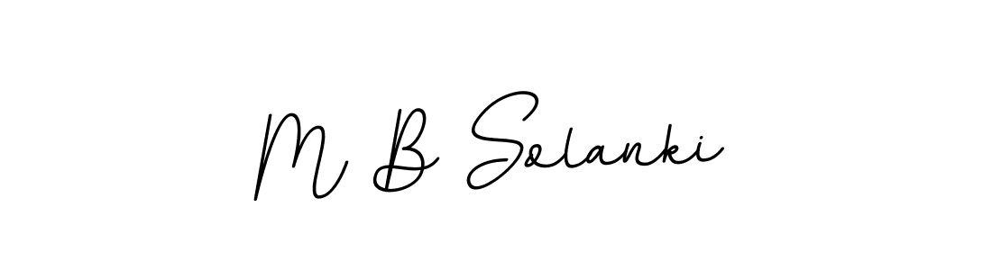 Use a signature maker to create a handwritten signature online. With this signature software, you can design (BallpointsItalic-DORy9) your own signature for name M B Solanki. M B Solanki signature style 11 images and pictures png