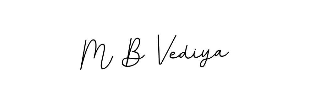 Here are the top 10 professional signature styles for the name M B Vediya. These are the best autograph styles you can use for your name. M B Vediya signature style 11 images and pictures png