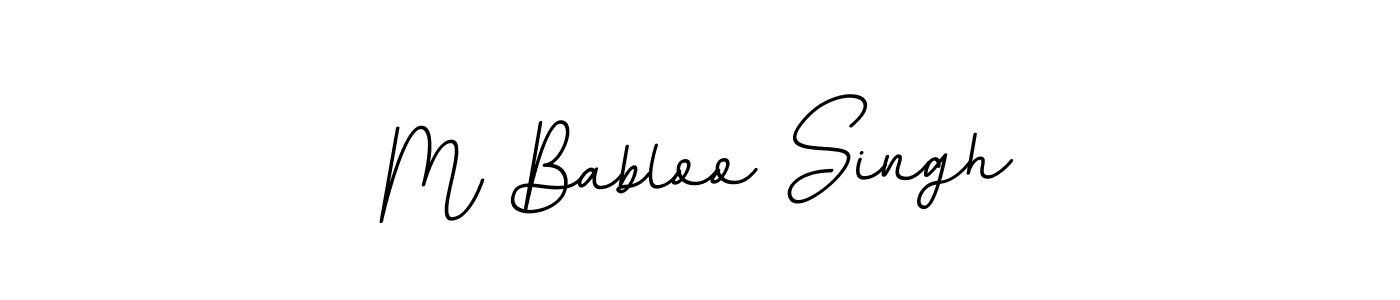Here are the top 10 professional signature styles for the name M Babloo Singh. These are the best autograph styles you can use for your name. M Babloo Singh signature style 11 images and pictures png
