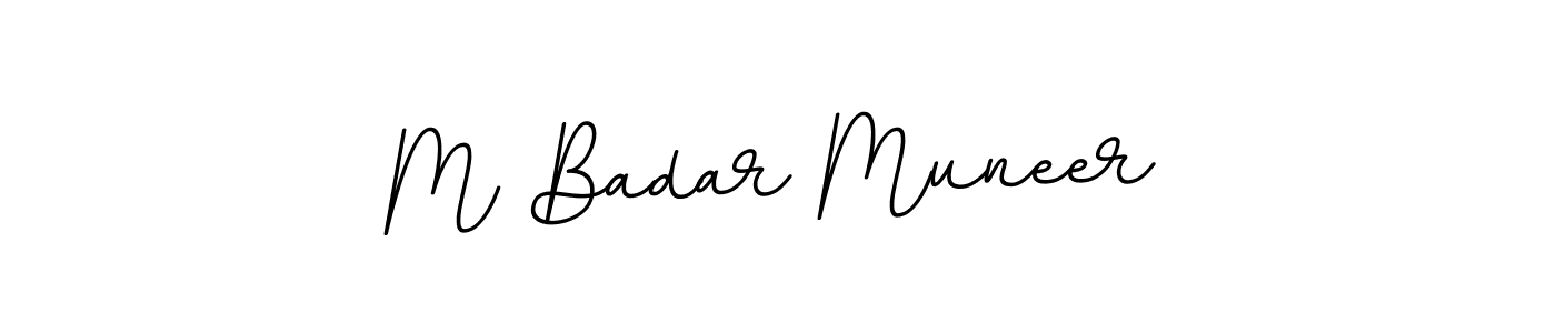 How to make M Badar Muneer signature? BallpointsItalic-DORy9 is a professional autograph style. Create handwritten signature for M Badar Muneer name. M Badar Muneer signature style 11 images and pictures png