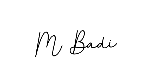 Also You can easily find your signature by using the search form. We will create M Badi name handwritten signature images for you free of cost using BallpointsItalic-DORy9 sign style. M Badi signature style 11 images and pictures png