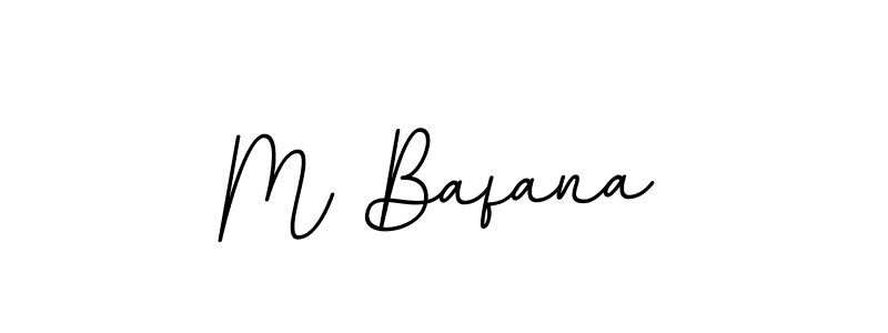 Create a beautiful signature design for name M Bafana. With this signature (BallpointsItalic-DORy9) fonts, you can make a handwritten signature for free. M Bafana signature style 11 images and pictures png